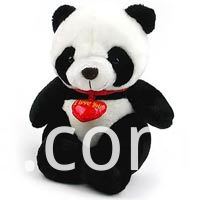 plush faux fur panda plush faux fur panda